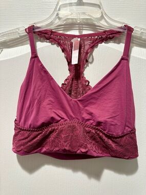 PINK Victoria’s Secret - Lace Racerback Bralette - NWOT!